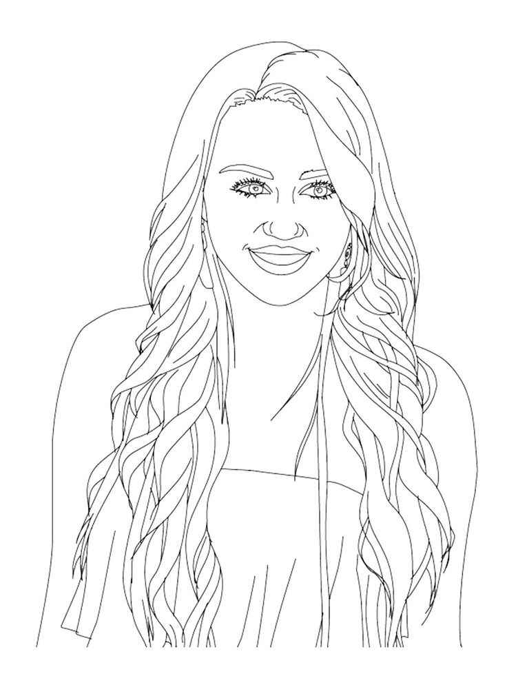 Desenho de Hannah Montana Desenho Colorir Imprimir 12