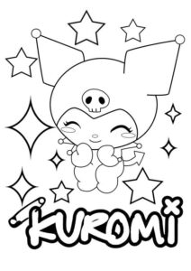 Desenho de Kuromi Desenho Colorir Imprimir 05