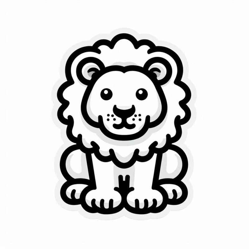 Desenho de Leão Desenho Colorir Imprimir 17