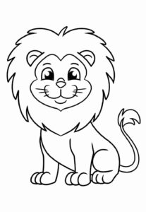 Desenho de Leão Desenho Colorir Imprimir 19