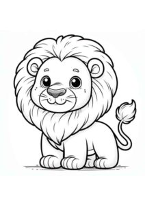 Desenho de Leão Desenho Colorir Imprimir 27