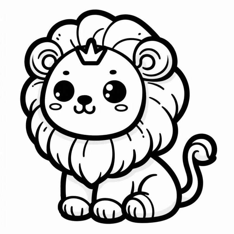 Desenho de Leão Desenho Colorir Imprimir 29