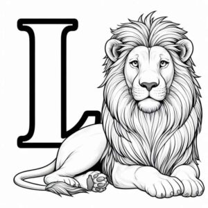 Desenho de Leão Desenho Colorir Imprimir 37