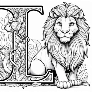 Desenho de Leão Desenho Colorir Imprimir 41