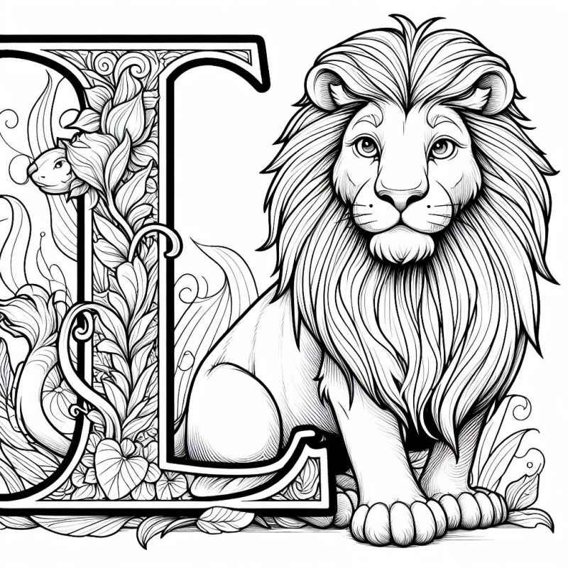 Desenho de Leão Desenho Colorir Imprimir 41