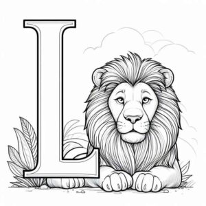 Desenho de Leão Desenho Colorir Imprimir 43