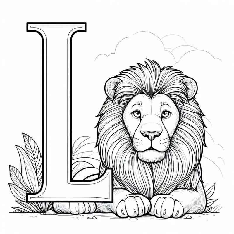 Desenho de Leão Desenho Colorir Imprimir 43