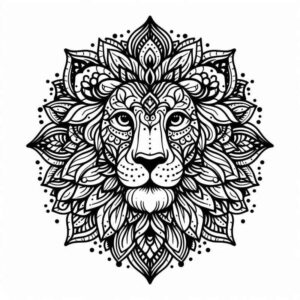 Desenho de Leão Desenho Colorir Imprimir 50