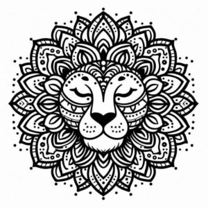 Desenho de Leão Desenho Colorir Imprimir 51