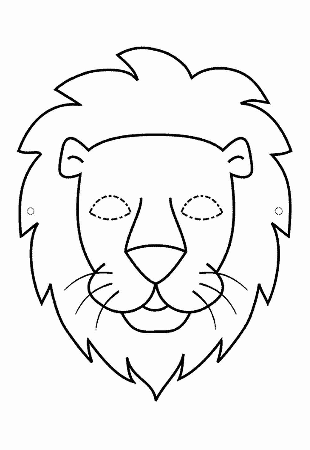 Desenho de Leão Desenho Colorir Imprimir 55