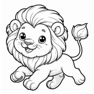 Desenho de Leão Desenho Colorir Imprimir Pintar