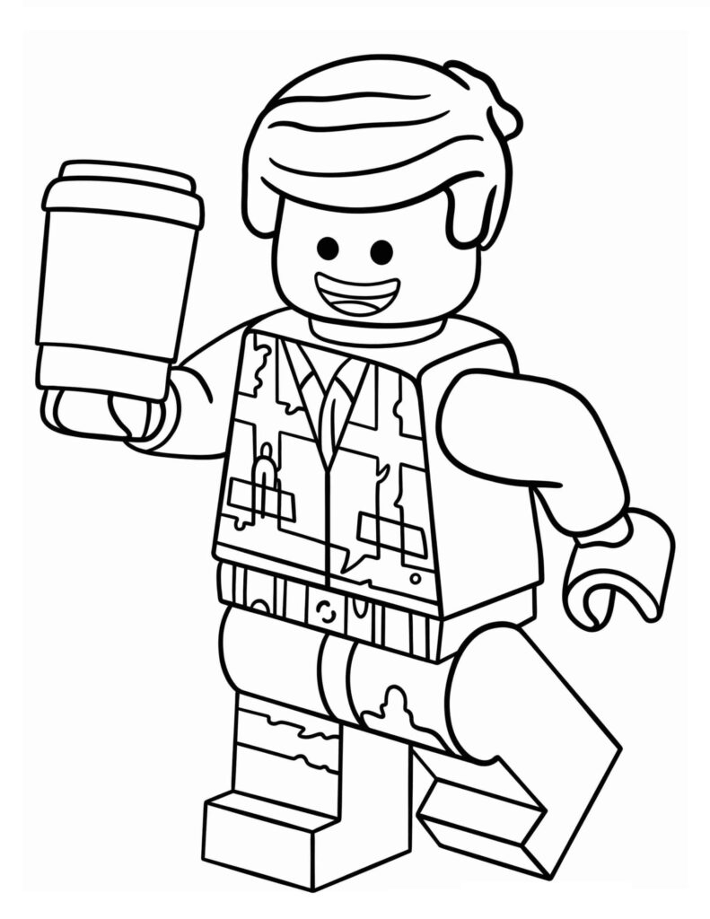Desenhos de Lego para Imprimir e Colorir