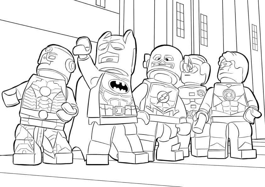 Desenho de Lego Desenho Colorir Imprimir 8