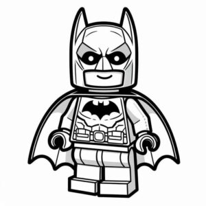 Desenho de Lego Super Heroi Para Colorir