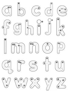 Desenho de Letras Do Alfabeto Desenho Colorir Imprimir 03