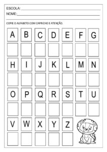 Desenho de Letras Do Alfabeto Desenho Colorir Imprimir 08