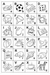 Desenho de Letras Do Alfabeto Desenho Colorir Imprimir 10