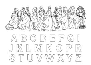 Desenho de Letras Do Alfabeto Desenho Colorir Imprimir 26