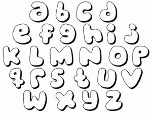 Desenho de Letras Do Alfabeto Desenho Colorir Imprimir 31