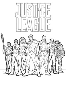Desenho de Liga Da Justica 04