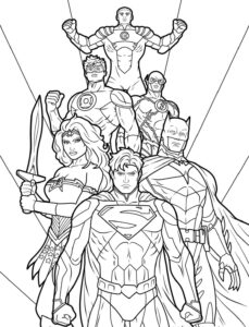 Desenho de Liga Da Justica 07