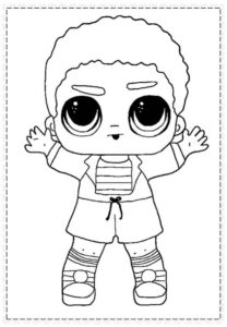 Desenho de Lol Para Colorir Imprimir Black