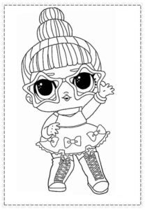 Desenho de Lol Para Colorir Imprimir Feliz