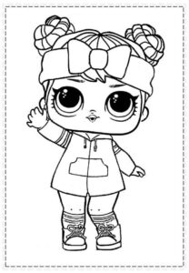 Desenho de Lol Para Colorir Imprimir Fita Na Cabeca