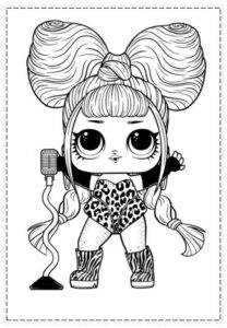 Desenho de Lol Para Colorir Imprimir Vampira