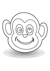 Desenho de Macacos Desenho Colorir Imprimir 093
