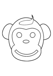 Desenho de Macacos Desenho Colorir Imprimir 106