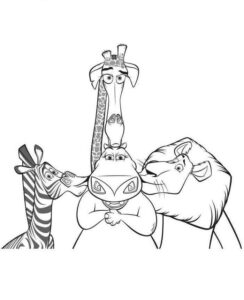 Desenho de Madagascar Desenho Colorir Imprimir