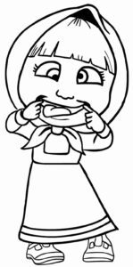 Desenho de Masha E O Urso Desenho Colorir Imprimir 13