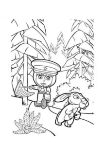 Desenho de Masha E O Urso Desenho Colorir Imprimir 30