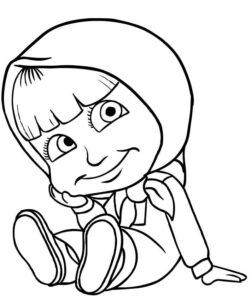 Desenho de Masha E O Urso Desenho Colorir Imprimir 37