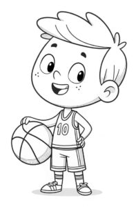 Desenho de Meninos Desenho Colorir Imprimir 06
