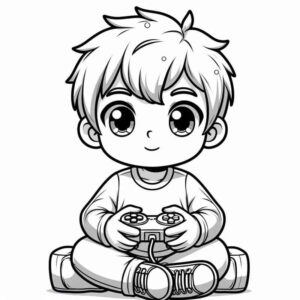 Desenho de Meninos Desenho Colorir Imprimir 31