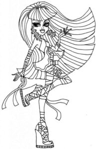 Desenho de Monster High Desenho Colorir Imprimir 11