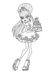 Desenho de Monster High Desenho Colorir Imprimir 13