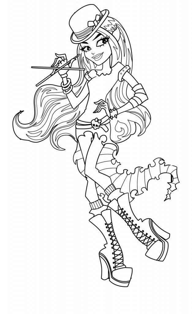 Desenho de Monster High Desenho Colorir Imprimir 14
