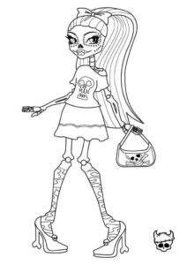 Desenho de Monster High Desenho Colorir Imprimir 17