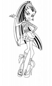 Desenho de Monster High Desenho Colorir Imprimir 20
