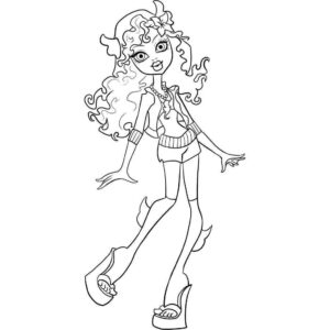 Desenho de Monster High Desenho Colorir Imprimir 21