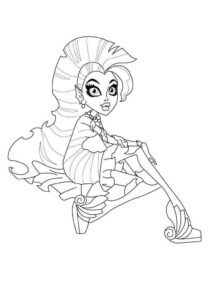 Desenho de Monster High Desenho Colorir Imprimir 22