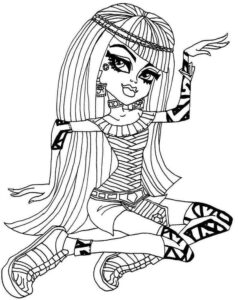 Desenho de Monster High Desenho Colorir Imprimir 24
