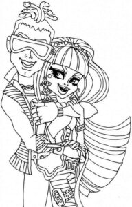 Desenho de Monster High Desenho Colorir Imprimir 26