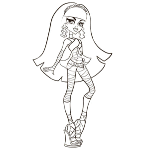 Desenho de Monster High Desenho Colorir Imprimir 29