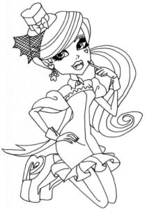 Desenho de Monster High Desenho Colorir Imprimir 30
