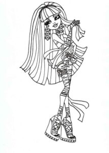 Desenho de Monster High Desenho Colorir Imprimir 31