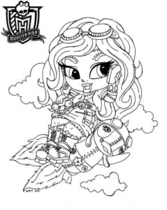 Desenho de Monster High Desenho Colorir Imprimir 32
